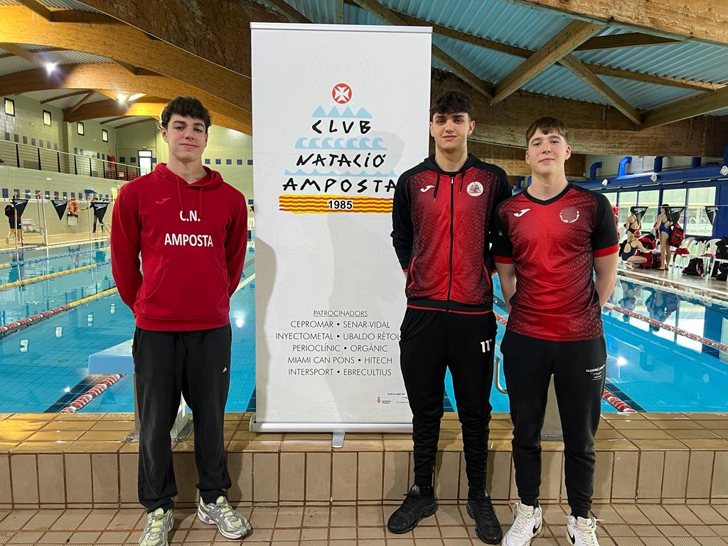 NIKITA PAU, MARC JORDÀ I AITOR SANPEDRO AL CAMPIONAT ESPANYA JUNIOR A PALMA DE MALLORCA