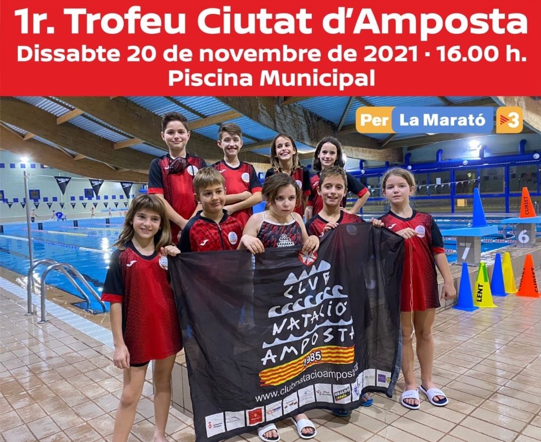 1R. TROFEU CIUTAT AMPOSTA I 2A. LLIGA PREBENJAMINA I BENJAMINA. CN AMPOSTA UN ANY MES SOLIDARIA AMB LA MARATÓ DE TV3.