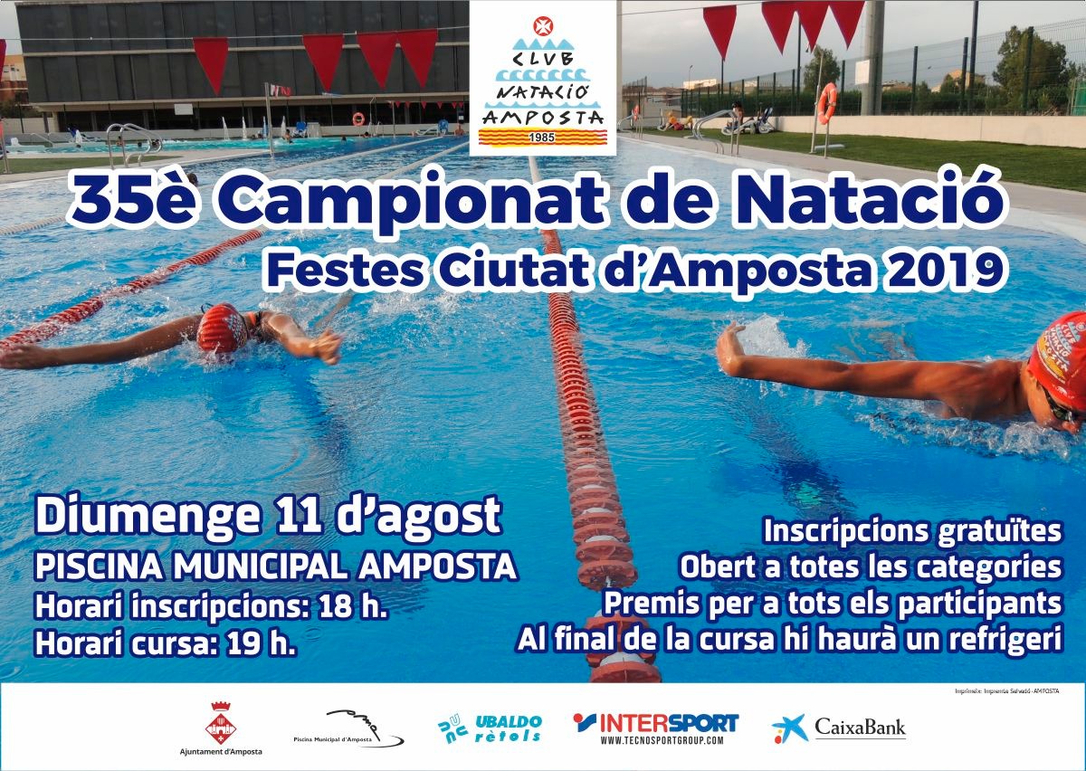 35E. CAMPIONAT DE NATACIO FESTES CIUTAT D\'AMPOSTA 2019