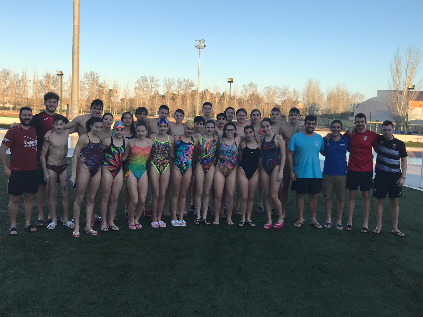 Entrenament zonal celebrat el passat dimecres 5 de febrer al Club Natació Amposta.