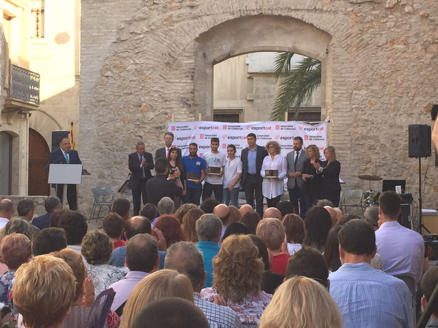 Homenatge a Manel Ayxendri als premis esportius de les Terres de l'Ebre 2017