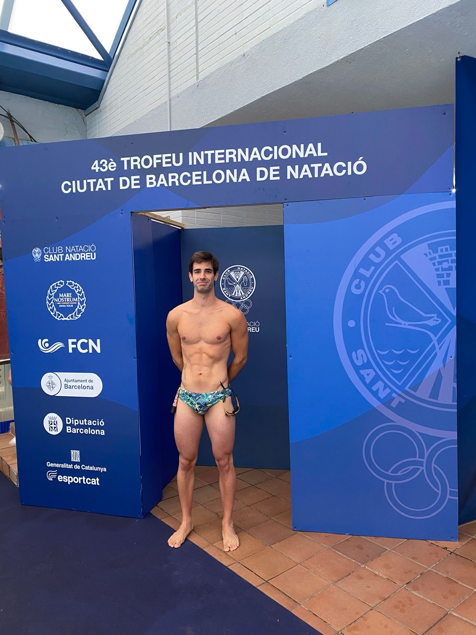 MARC MARTÍ ARASA, DEL CN AMPOSTA, segon millor nedador estatal en 50 braça al Mare Nostrum Swim Tour al CN SANT ANDREU BARCELONA