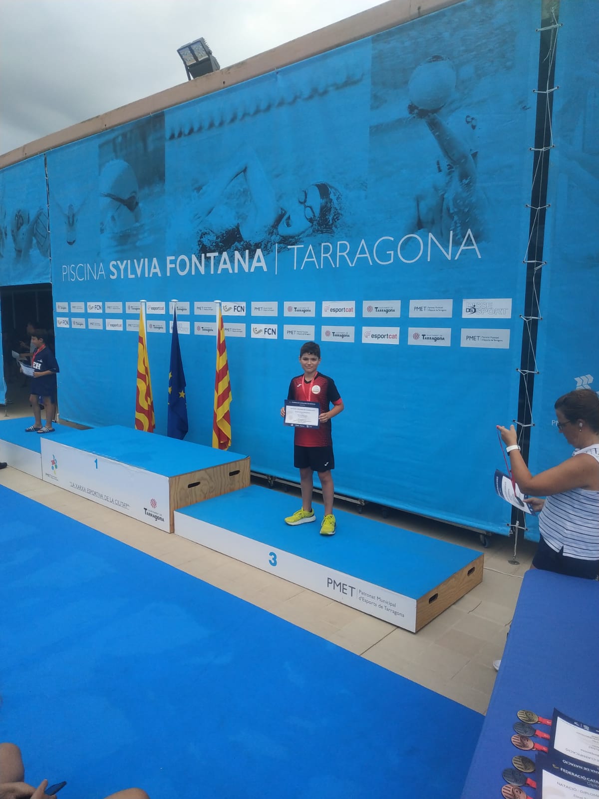 NOTÍCIA! MARC ESCRIBÀ MEDALLA BRONZE al Campionat de Catalunya Benjamí de Natació Tarragona